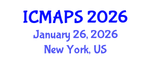 International Conference on Mathematical and Physical Sciences (ICMAPS) January 26, 2026 - New York, United States International Conference on Mathematical and Physical Sciences (ICMAPS) January 26, 2026 - New York, United States