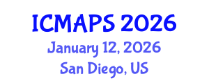 International Conference on Mathematical and Physical Sciences (ICMAPS) January 12, 2026 - San Diego, United States International Conference on Mathematical and Physical Sciences (ICMAPS) January 12, 2026 - San Diego, United States