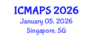 International Conference on Mathematical and Physical Sciences (ICMAPS) January 05, 2026 - Singapore, Singapore International Conference on Mathematical and Physical Sciences (ICMAPS) January 05, 2026 - Singapore, Singapore