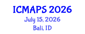 International Conference on Mathematical and Physical Sciences (ICMAPS) July 15, 2026 - Bali, Indonesia International Conference on Mathematical and Physical Sciences (ICMAPS) July 15, 2026 - Bali, Indonesia