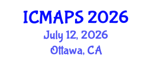 International Conference on Mathematical and Physical Sciences (ICMAPS) July 12, 2026 - Ottawa, Canada International Conference on Mathematical and Physical Sciences (ICMAPS) July 12, 2026 - Ottawa, Canada
