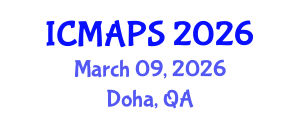 International Conference on Mathematical and Physical Sciences (ICMAPS) March 09, 2026 - Doha, Qatar International Conference on Mathematical and Physical Sciences (ICMAPS) March 09, 2026 - Doha, Qatar