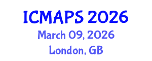 International Conference on Mathematical and Physical Sciences (ICMAPS) March 09, 2026 - London, United Kingdom International Conference on Mathematical and Physical Sciences (ICMAPS) March 09, 2026 - London, United Kingdom