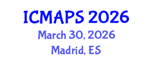 International Conference on Mathematical and Physical Sciences (ICMAPS) March 30, 2026 - Madrid, Spain International Conference on Mathematical and Physical Sciences (ICMAPS) March 30, 2026 - Madrid, Spain