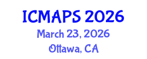 International Conference on Mathematical and Physical Sciences (ICMAPS) March 23, 2026 - Ottawa, Canada International Conference on Mathematical and Physical Sciences (ICMAPS) March 23, 2026 - Ottawa, Canada