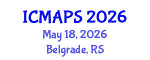 International Conference on Mathematical and Physical Sciences (ICMAPS) May 18, 2026 - Belgrade, Serbia International Conference on Mathematical and Physical Sciences (ICMAPS) May 18, 2026 - Belgrade, Serbia