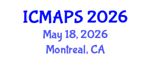 International Conference on Mathematical and Physical Sciences (ICMAPS) May 18, 2026 - Montreal, Canada International Conference on Mathematical and Physical Sciences (ICMAPS) May 18, 2026 - Montreal, Canada