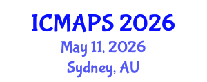 International Conference on Mathematical and Physical Sciences (ICMAPS) May 11, 2026 - Sydney, Australia International Conference on Mathematical and Physical Sciences (ICMAPS) May 11, 2026 - Sydney, Australia