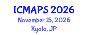 International Conference on Mathematical and Physical Sciences (ICMAPS) November 15, 2026 - Kyoto, Japan