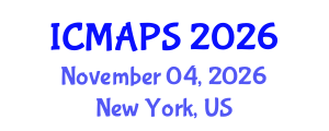 International Conference on Mathematical and Physical Sciences (ICMAPS) November 04, 2026 - New York, United States International Conference on Mathematical and Physical Sciences (ICMAPS) November 04, 2026 - New York, United States