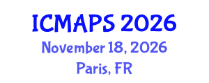International Conference on Mathematical and Physical Sciences (ICMAPS) November 18, 2026 - Paris, France International Conference on Mathematical and Physical Sciences (ICMAPS) November 18, 2026 - Paris, France