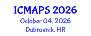 International Conference on Mathematical and Physical Sciences (ICMAPS) October 04, 2026 - Dubrovnik, Croatia International Conference on Mathematical and Physical Sciences (ICMAPS) October 04, 2026 - Dubrovnik, Croatia