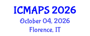 International Conference on Mathematical and Physical Sciences (ICMAPS) October 04, 2026 - Florence, Italy International Conference on Mathematical and Physical Sciences (ICMAPS) October 04, 2026 - Florence, Italy