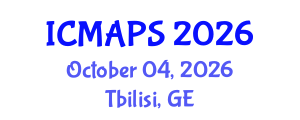 International Conference on Mathematical and Physical Sciences (ICMAPS) October 04, 2026 - Tbilisi, Georgia International Conference on Mathematical and Physical Sciences (ICMAPS) October 04, 2026 - Tbilisi, Georgia