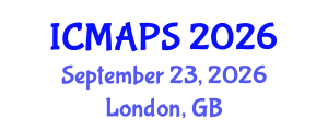 International Conference on Mathematical and Physical Sciences (ICMAPS) September 23, 2026 - London, United Kingdom International Conference on Mathematical and Physical Sciences (ICMAPS) September 23, 2026 - London, United Kingdom