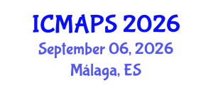 International Conference on Mathematical and Physical Sciences (ICMAPS) September 06, 2026 - Málaga, Spain International Conference on Mathematical and Physical Sciences (ICMAPS) September 06, 2026 - Málaga, Spain