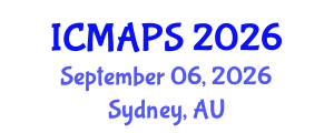 International Conference on Mathematical and Physical Sciences (ICMAPS) September 06, 2026 - Sydney, Australia International Conference on Mathematical and Physical Sciences (ICMAPS) September 06, 2026 - Sydney, Australia