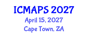 International Conference on Mathematical and Physical Sciences (ICMAPS) April 15, 2027 - Cape Town, South Africa