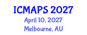 International Conference on Mathematical and Physical Sciences (ICMAPS) April 10, 2027 - Melbourne, Australia