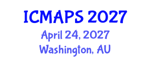 International Conference on Mathematical and Physical Sciences (ICMAPS) April 24, 2027 - Washington, Australia International Conference on Mathematical and Physical Sciences (ICMAPS) April 24, 2027 - Washington, Australia