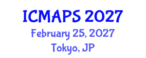 International Conference on Mathematical and Physical Sciences (ICMAPS) February 25, 2027 - Tokyo, Japan