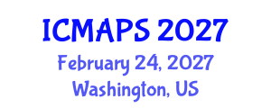 International Conference on Mathematical and Physical Sciences (ICMAPS) February 24, 2027 - Washington, United States International Conference on Mathematical and Physical Sciences (ICMAPS) February 24, 2027 - Washington, United States