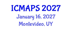 International Conference on Mathematical and Physical Sciences (ICMAPS) January 16, 2027 - Montevideo, Uruguay International Conference on Mathematical and Physical Sciences (ICMAPS) January 16, 2027 - Montevideo, Uruguay