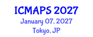 International Conference on Mathematical and Physical Sciences (ICMAPS) January 07, 2027 - Tokyo, Japan
