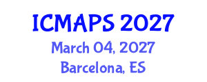International Conference on Mathematical and Physical Sciences (ICMAPS) March 04, 2027 - Barcelona, Spain