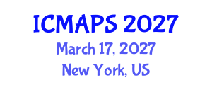 International Conference on Mathematical and Physical Sciences (ICMAPS) March 17, 2027 - New York, United States International Conference on Mathematical and Physical Sciences (ICMAPS) March 17, 2027 - New York, United States