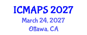 International Conference on Mathematical and Physical Sciences (ICMAPS) March 24, 2027 - Ottawa, Canada