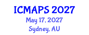 International Conference on Mathematical and Physical Sciences (ICMAPS) May 17, 2027 - Sydney, Australia