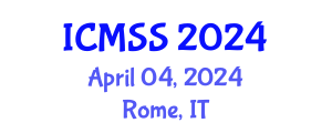 International Conference on Mathematical and Statistical Sciences (ICMSS) April 04, 2024 - Rome, Italy