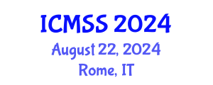 International Conference on Mathematical and Statistical Sciences (ICMSS) August 22, 2024 - Rome, Italy