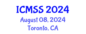 International Conference on Mathematical and Statistical Sciences (ICMSS) August 08, 2024 - Toronto, Canada