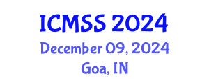 International Conference on Mathematical and Statistical Sciences (ICMSS) December 09, 2024 - Goa, India