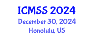 International Conference on Mathematical and Statistical Sciences (ICMSS) December 30, 2024 - Honolulu, United States
