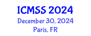 International Conference on Mathematical and Statistical Sciences (ICMSS) December 30, 2024 - Paris, France
