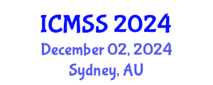 International Conference on Mathematical and Statistical Sciences (ICMSS) December 02, 2024 - Sydney, Australia