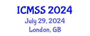 International Conference on Mathematical and Statistical Sciences (ICMSS) July 29, 2024 - London, United Kingdom