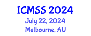 International Conference on Mathematical and Statistical Sciences (ICMSS) July 22, 2024 - Melbourne, Australia