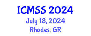 International Conference on Mathematical and Statistical Sciences (ICMSS) July 18, 2024 - Rhodes, Greece