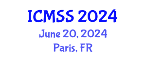 International Conference on Mathematical and Statistical Sciences (ICMSS) June 20, 2024 - Paris, France