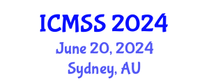 International Conference on Mathematical and Statistical Sciences (ICMSS) June 20, 2024 - Sydney, Australia
