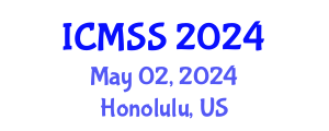 International Conference on Mathematical and Statistical Sciences (ICMSS) May 02, 2024 - Honolulu, United States