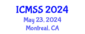 International Conference on Mathematical and Statistical Sciences (ICMSS) May 23, 2024 - Montreal, Canada