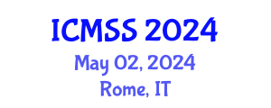 International Conference on Mathematical and Statistical Sciences (ICMSS) May 02, 2024 - Rome, Italy