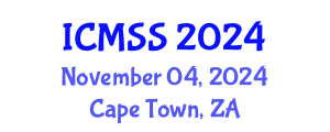 International Conference on Mathematical and Statistical Sciences (ICMSS) November 04, 2024 - Cape Town, South Africa