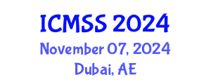 International Conference on Mathematical and Statistical Sciences (ICMSS) November 07, 2024 - Dubai, United Arab Emirates