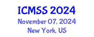 International Conference on Mathematical and Statistical Sciences (ICMSS) November 07, 2024 - New York, United States